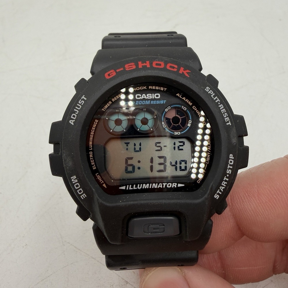 Casio G-SHOCK DW-6900 Black Multi Band 6 Digital Quartz Watch